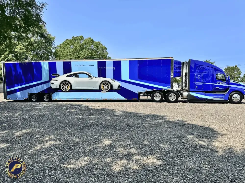 New wrap for Porche truck