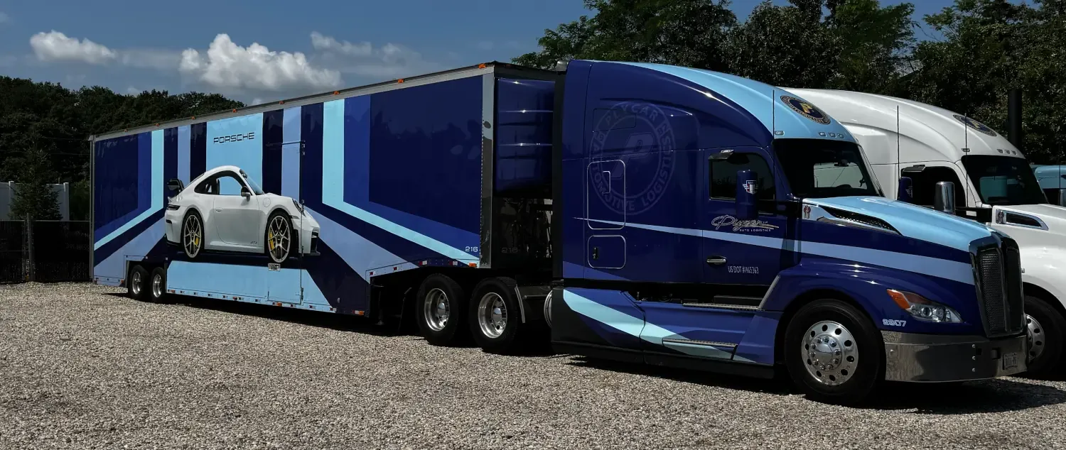 Plycar Porche Blue Truck