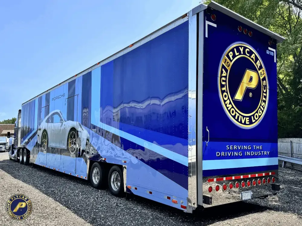 New wrap for Porche truck